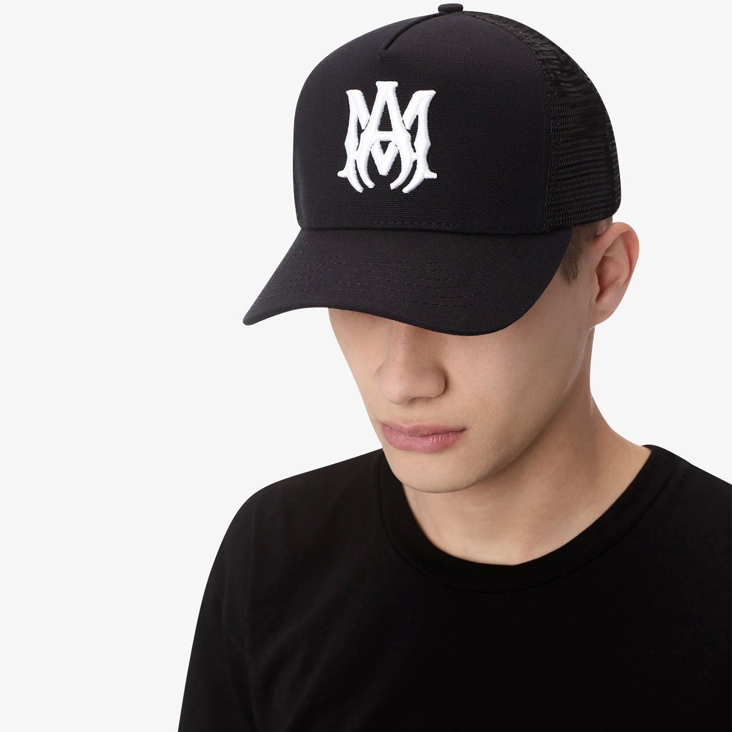 Amiri Hat Peaked Cap Sunshade Beach Casual Hat Adjustable Metal Lock Baseball Cap