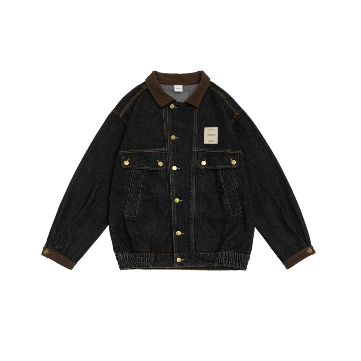 Unisex Jacket Denim Coat Autumn Retro Loose Design Jacket