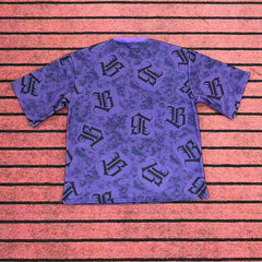 Street T Shirts Washed Old Oversize Hip Hop Skateboard Anime Print Short Sleeve