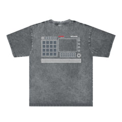 Amiri Washed Distressed T Shirt Printed Trendy Pure Cotton