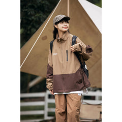 Unisex Jacket Autumn Leisure Coat Loose Lapel Jacket