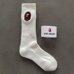 Bape Socks Male Female Medium Tall Tube