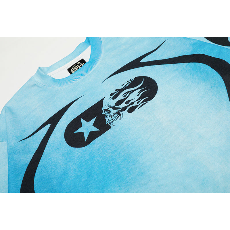 Hellstar Long Sleeve Shirts Hip-hop loose oversize