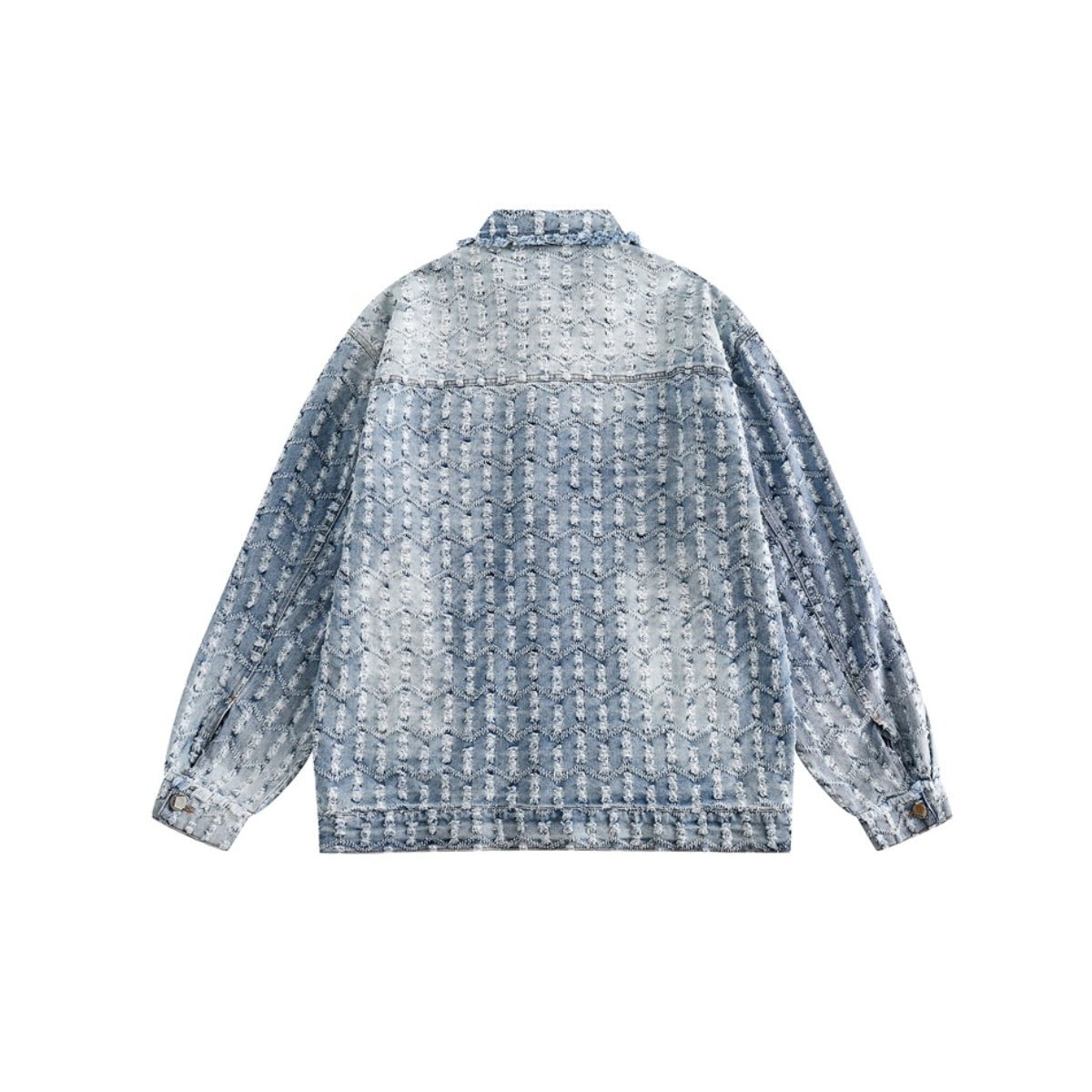 Unisex Jacket Retro Washed Denim Jacket for Men and Women Couple's Tops