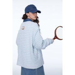 Unisex Jacket Autumn and Winter Retro Lapels Jacket Baggy Coat