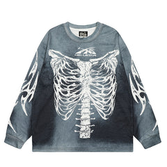 Hellstar Long Sleeve Shirts Hip-hop loose oversize