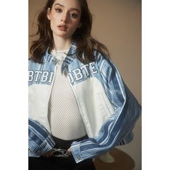 Unisex Jacket Vintage Pu Jacket Men and Women Loose Spring and Autumn Coat