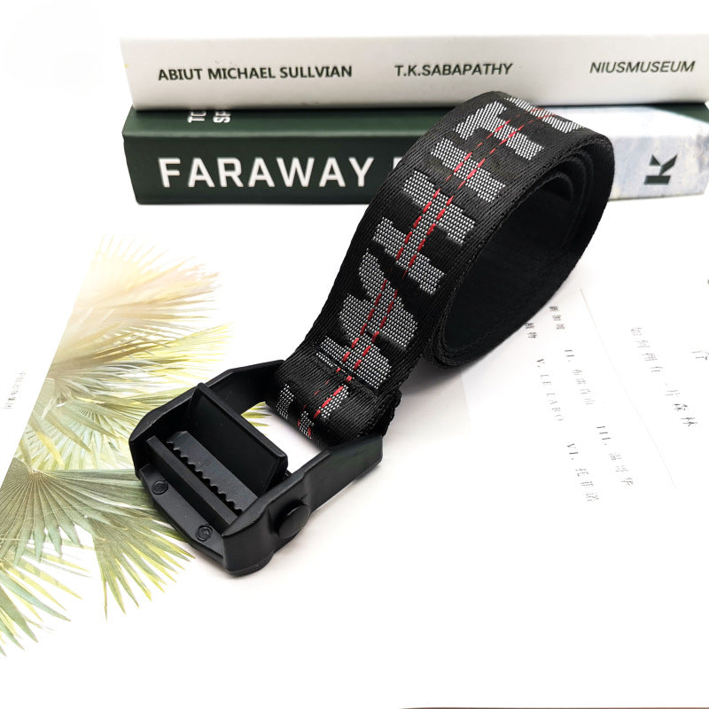 Off White Belt Webbing Canvas Belt