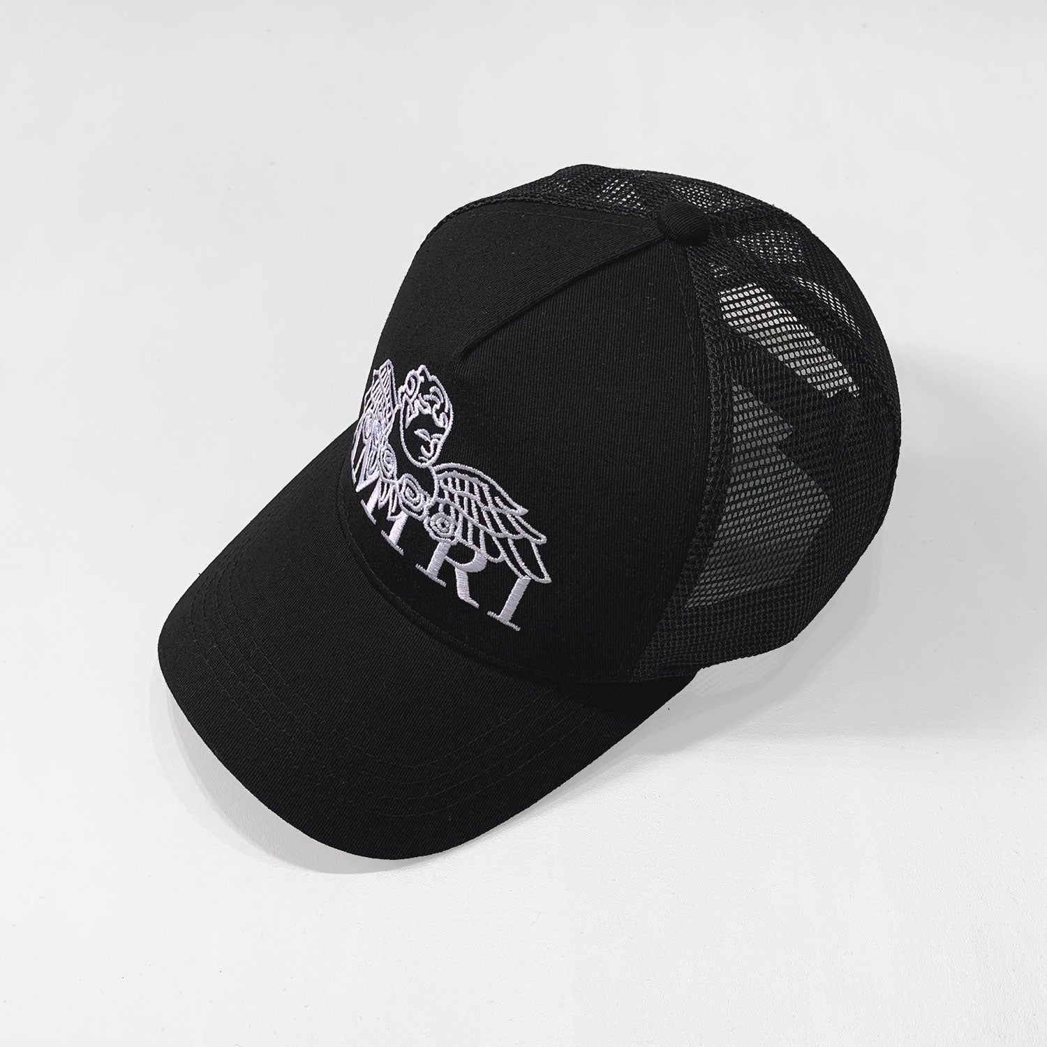 Amiri Hat Peaked Cap Sunshade Beach Casual Hat Adjustable Metal Lock Baseball Cap
