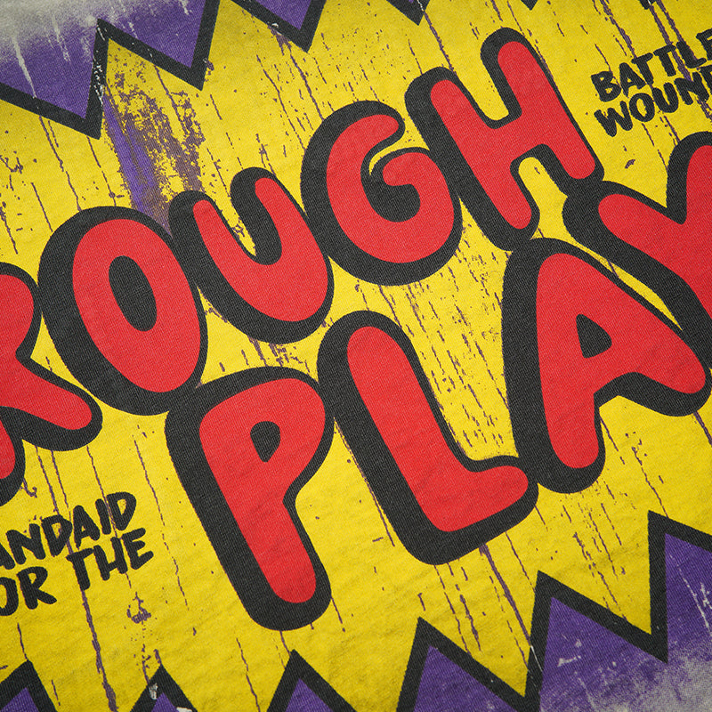Rough Play T Shirts RoughPlay Skateboard T-Shirt with rhinestones
