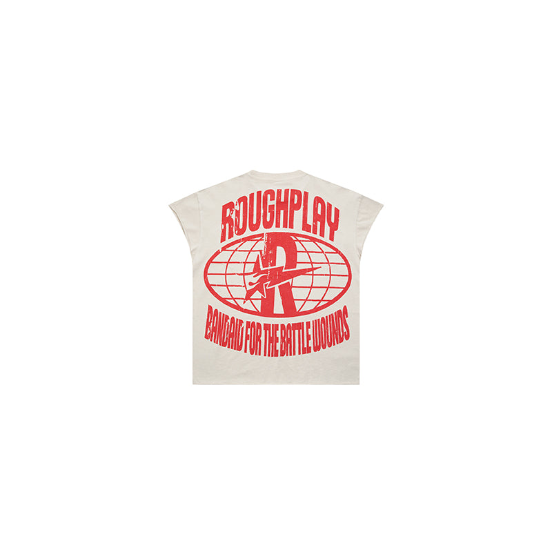Rough Play T Shirts RoughPlay Together Sleeveless Drill Simplicity