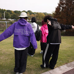 Unisex Jacket Autumn Hooded Jacket Men's and Women's Same Style Top Loose Camping Jacket
