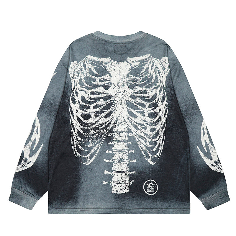 Hellstar Long Sleeve Shirts Hip-hop loose oversize