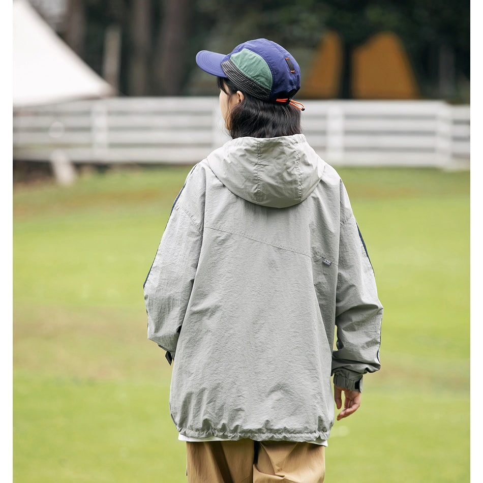 Unisex Jacket Casual Hooded Coat Men and Women Loose Jacket