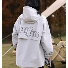 Unisex Jacket Autumn Hooded Jacket Men's and Women's Same Style Top Loose Camping Jacket