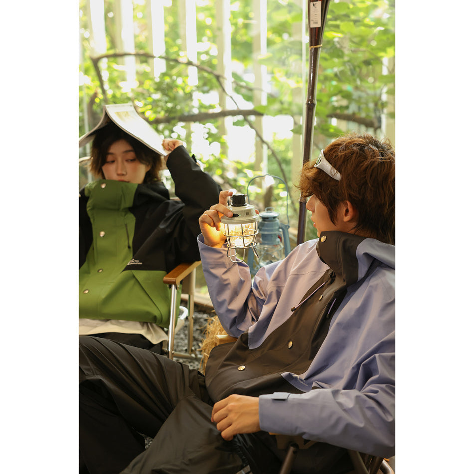 Unisex Jacket Shell Jacket Waterproof Windproof Hood Jacket Coat