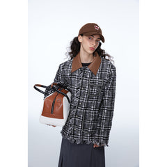 Unisex Jacket Autumn Retro Lapels Jacket Baggy Coat