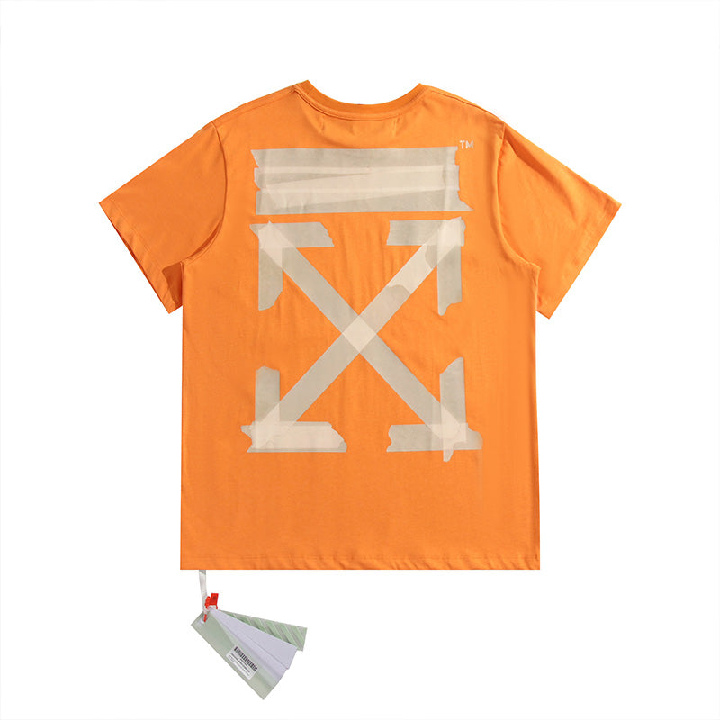 OFF White t shirt ow Arrow Tape Streetwear