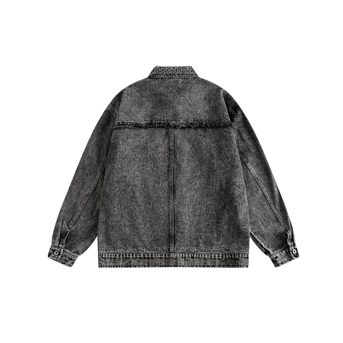 Unisex Jacket Spring and Autumn Denim Jacket Men and Women Loose Overalls