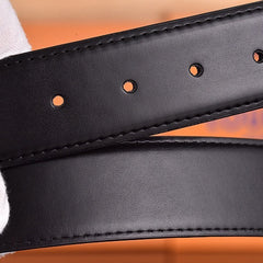 Amiri Belt Black plain texture