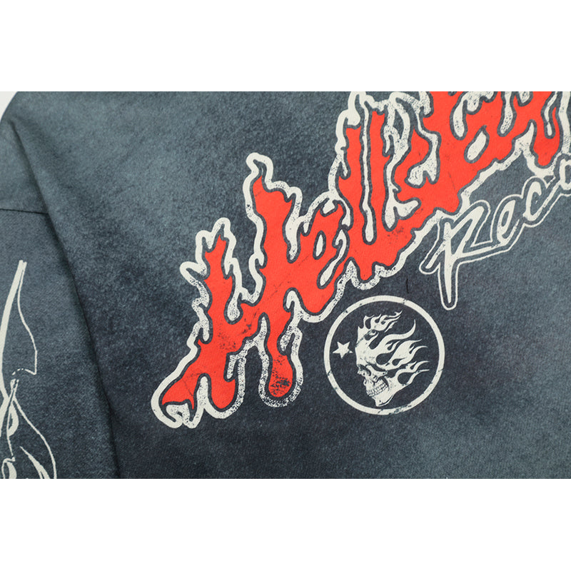 Hellstar Long Sleeve Shirts Hip-hop loose oversize