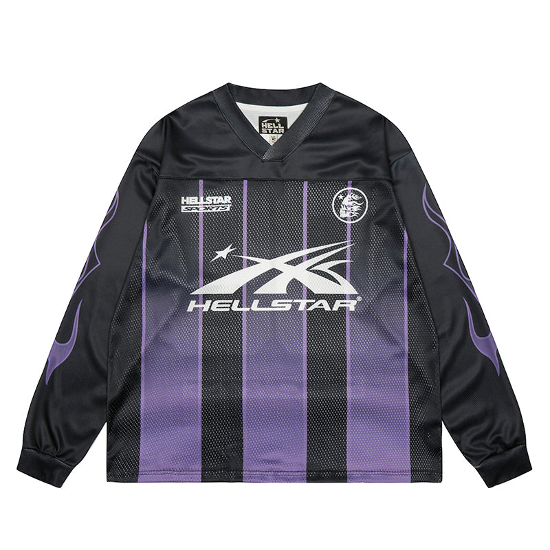Hellstar Long Sleeve Shirts Hip-hop loose oversize
